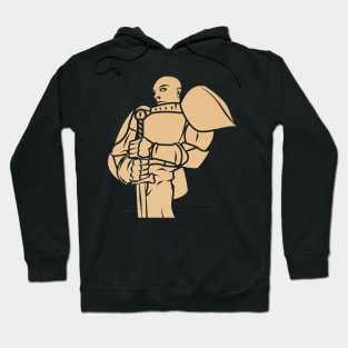 Knight Paladin (Desert): A Fantasy Design Hoodie